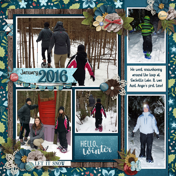 Snowshoeing