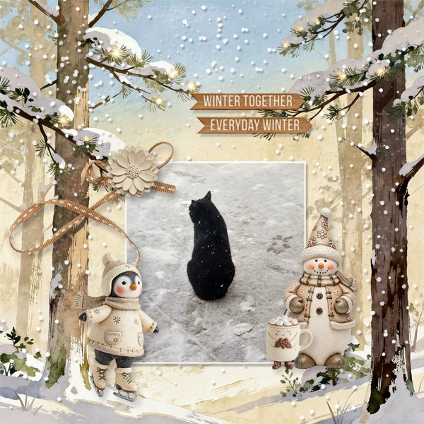 Snowy friends