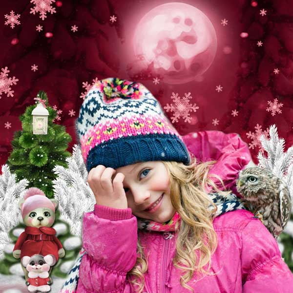 so cute pink winter