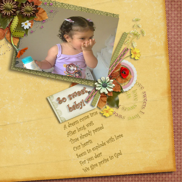So sweet baby