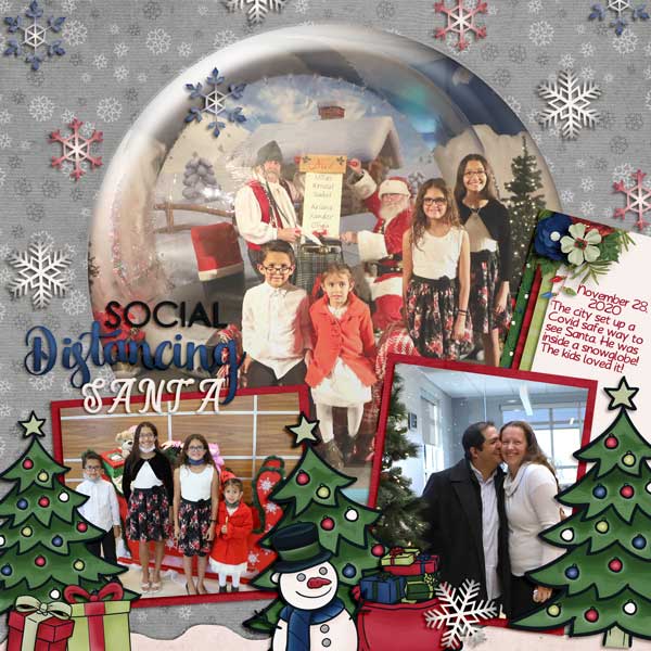 Social Distance Santa