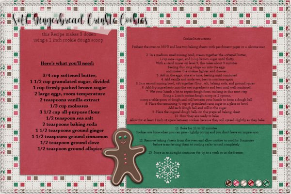 Soft Gingerbread Cookies