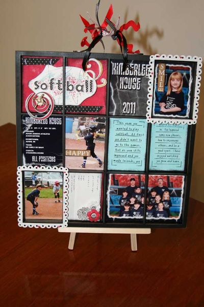 Softball Picture Frame