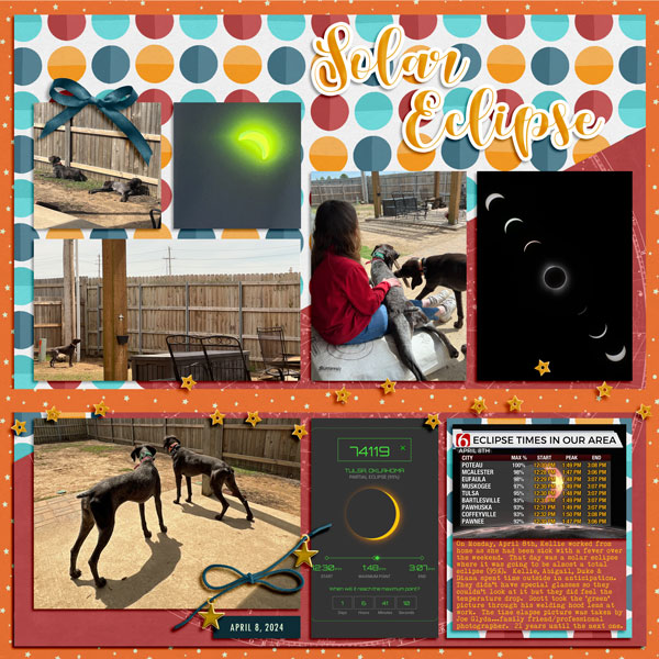 Solar Eclipse - Abigail, Duke + Diana 4.8.2024