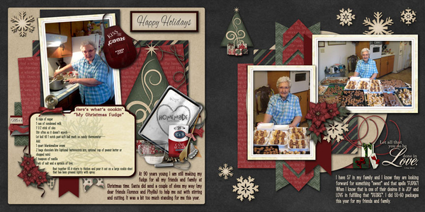 Something Sweet 2 page layout