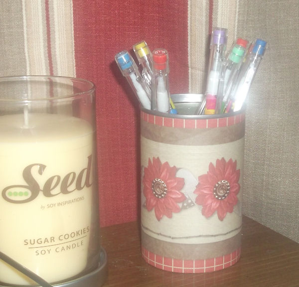 Soup Can Pencil Holder