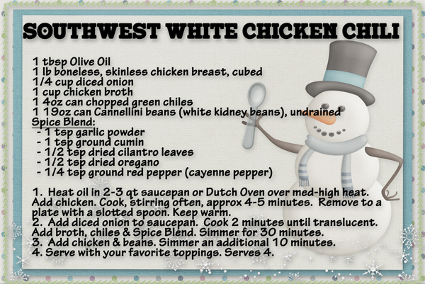 Southwest White Chick Chili