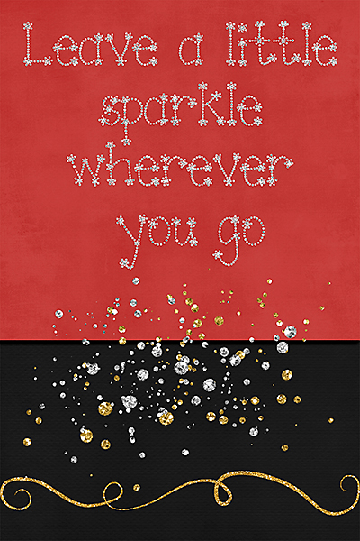 Sparkle - Greeting Card front