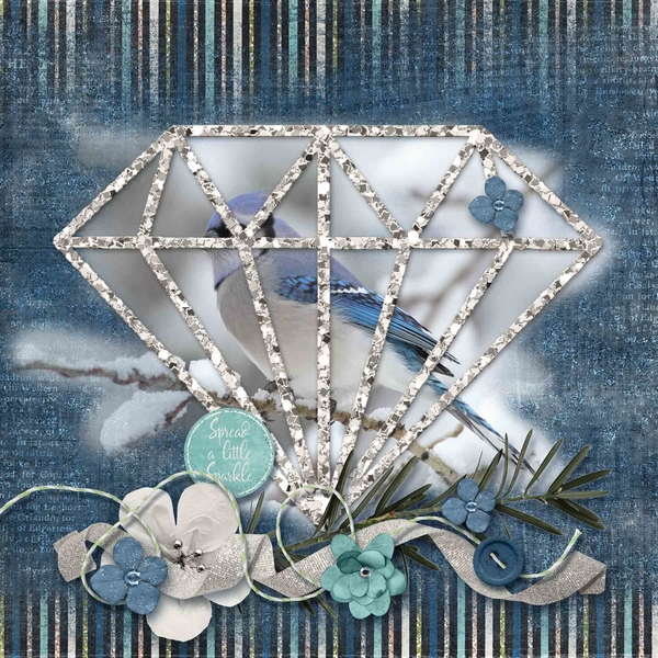 Sparkling Snowy Cage