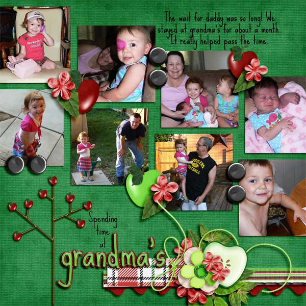 Spending time at Grandmas