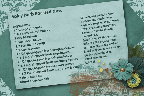 Spicy Herb Roasted Nuts