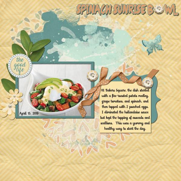 Spinach Sunrise Bowl