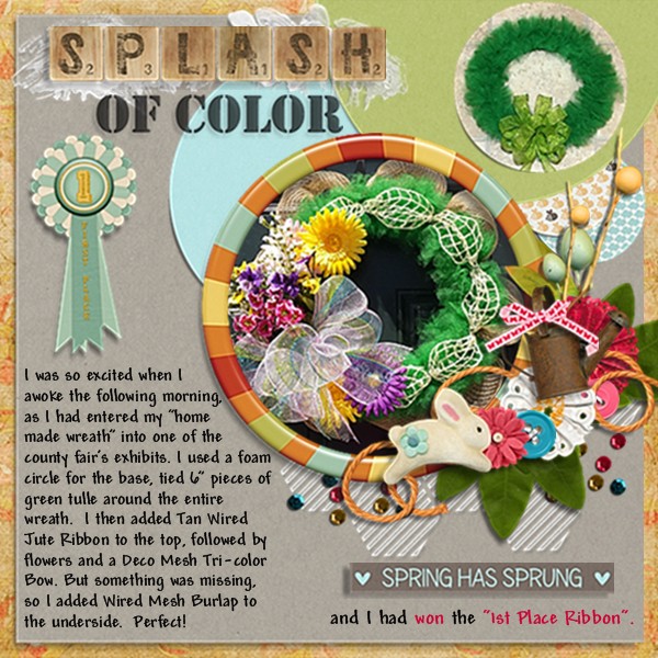 Splash of Color April 2014