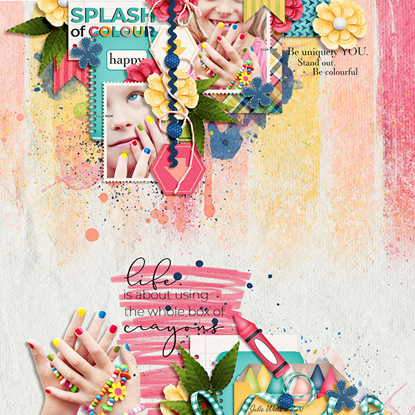 splash of colour