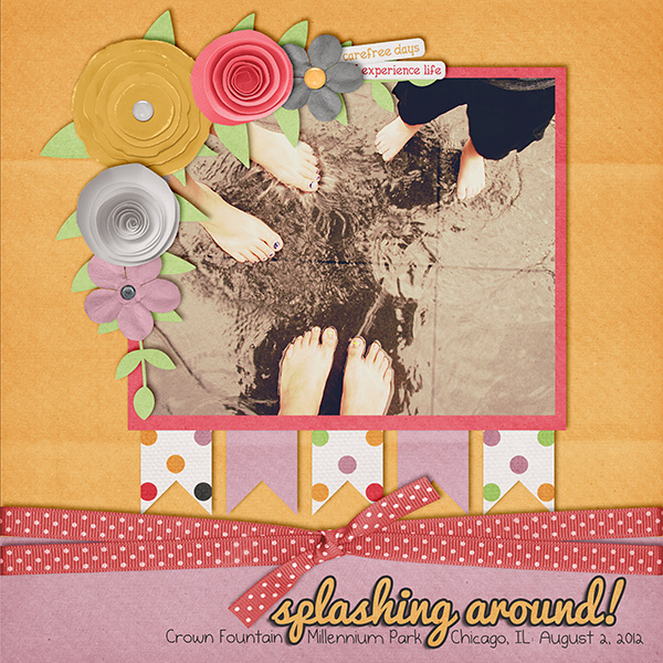 splashing around!