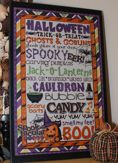 spooked plaque12x18