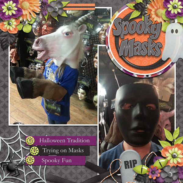 spooky masks