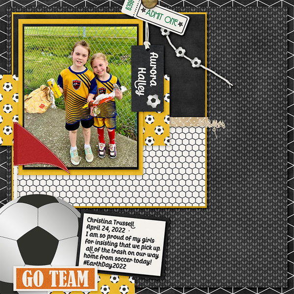 Sports Soccer By Designs by Connie Prince