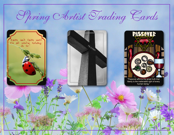 Spring Artist Trading Cards