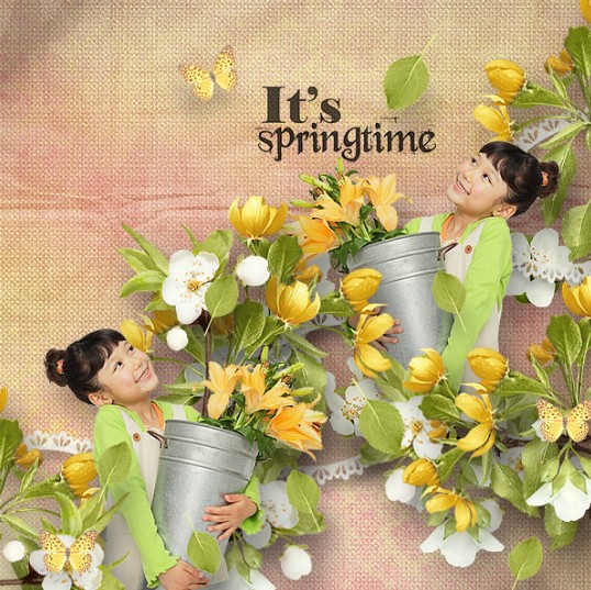 Spring blooms Bundle by PrelestnayaP Designs