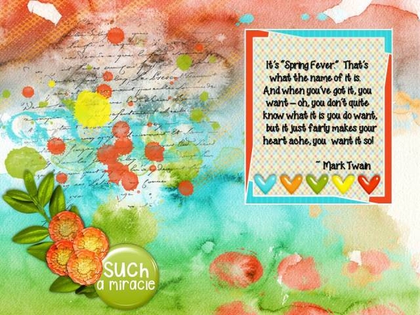 Spring Fever - March 2016 Inspiration Challenge