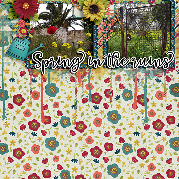 Spring in the ruins