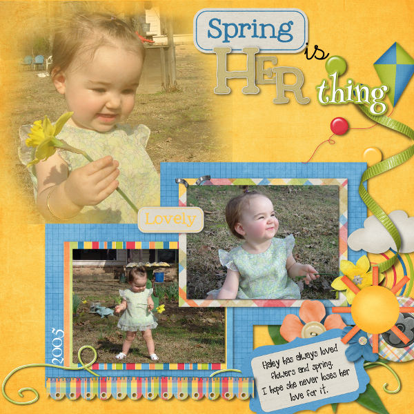 Spring is her thing