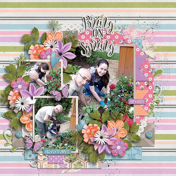 Spring peeks in