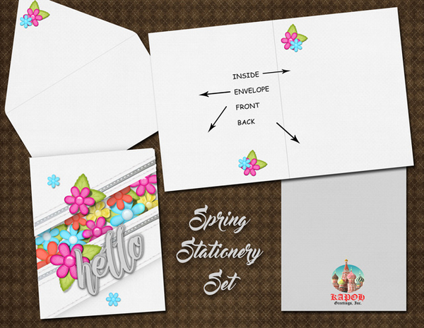 Spring Stationery Set