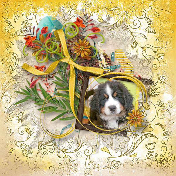 Springtime Puppy