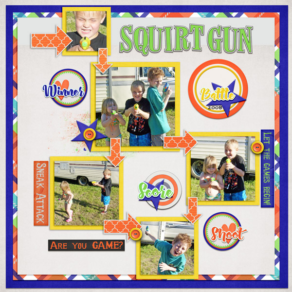 Squirt Gun Battle