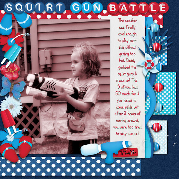 Squirt Gun Battle