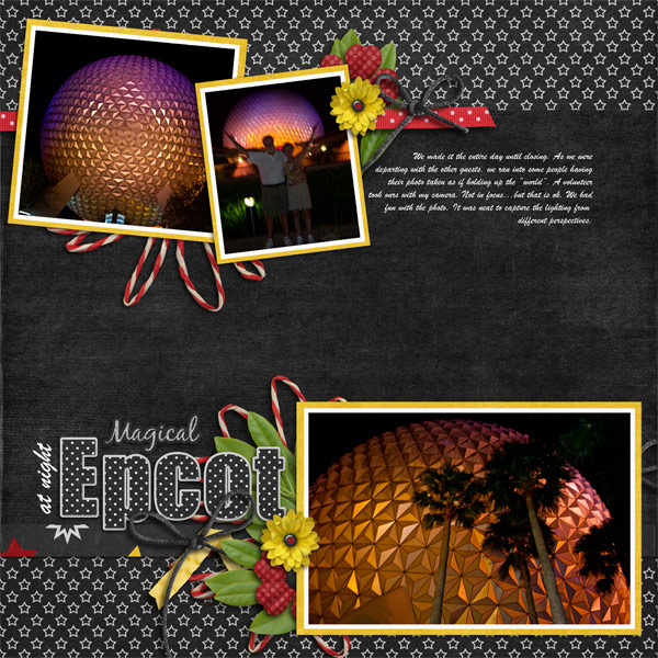 SS- Magical Epcot at nigh