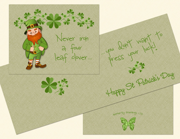 St Patrick's Day Card 2021