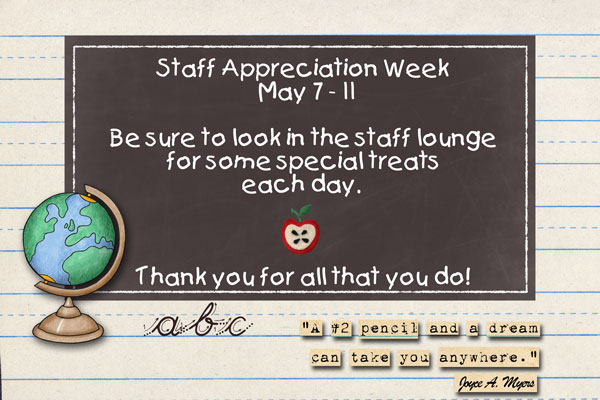 Staff Appreciation