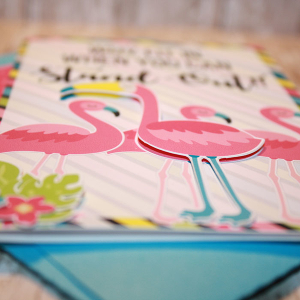 Stand out card with matching envie