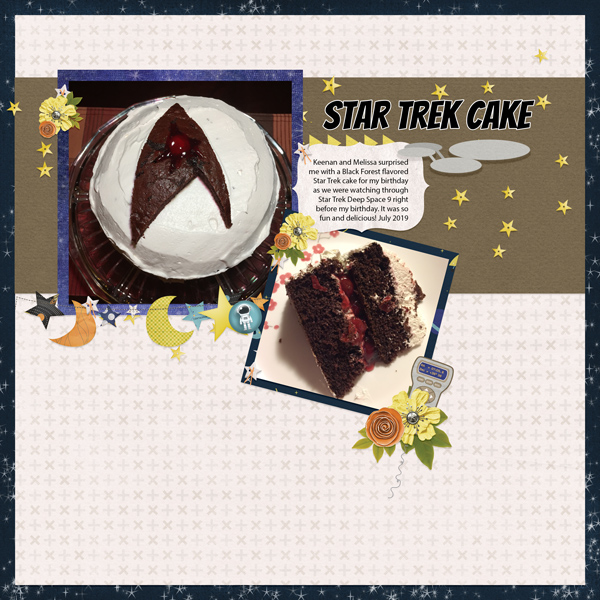 Star Trek birthday cake