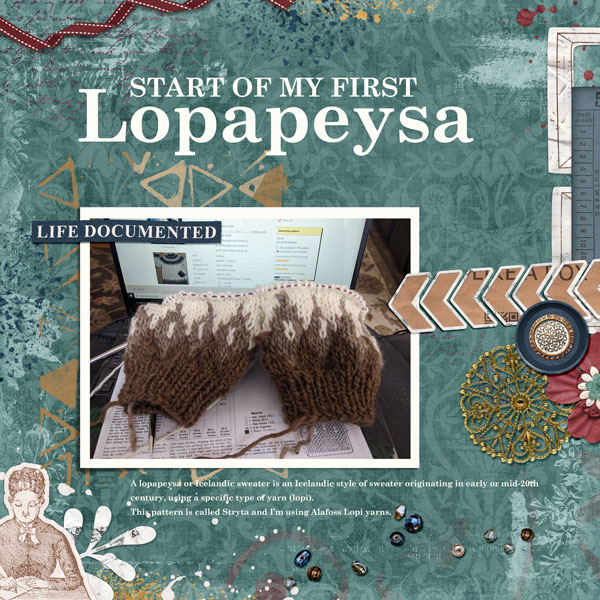 Start of my first lopapeysa