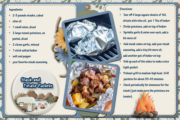 Steak and Potato Packets