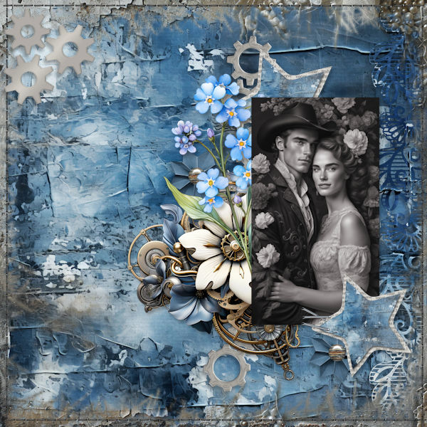 Steampunk Blue