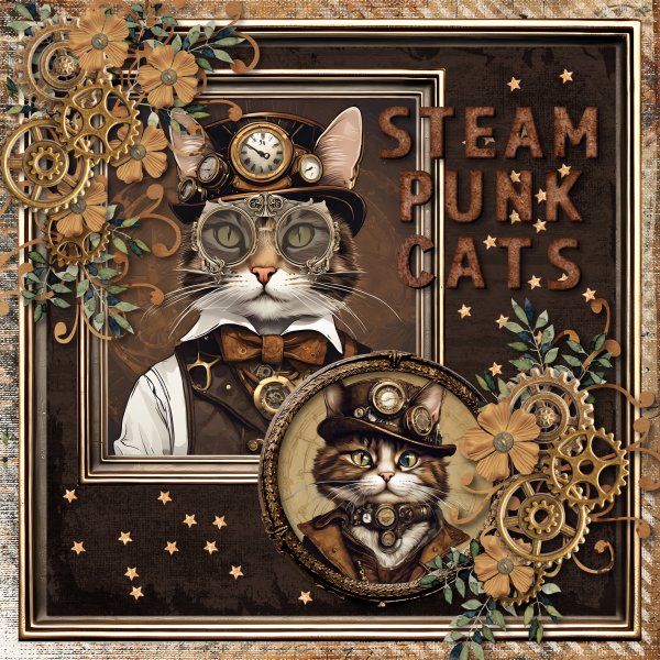 steampunk cats