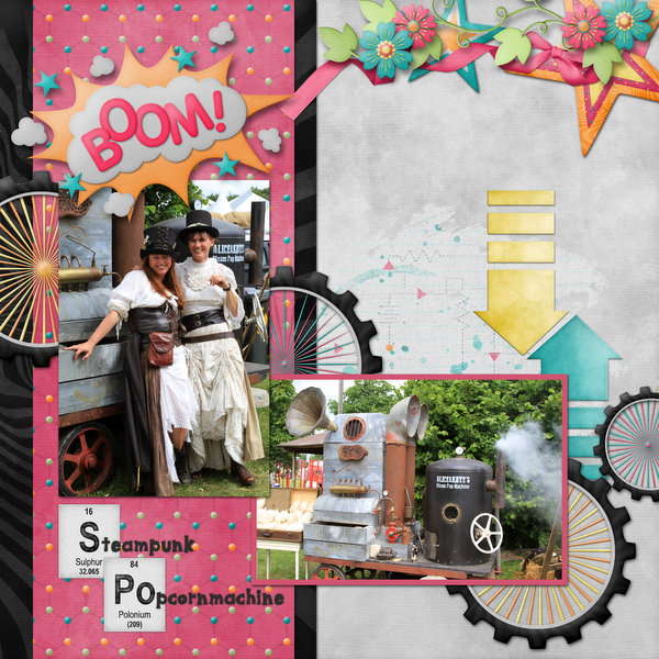 Steampunk Popcornmachine