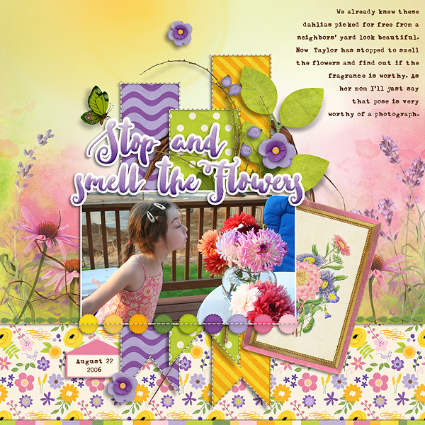 Stop and Smell the Dahlias