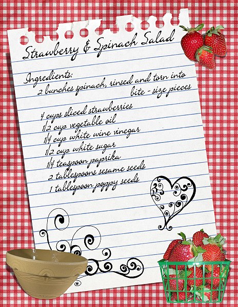 Strawberry and Spinach Salad