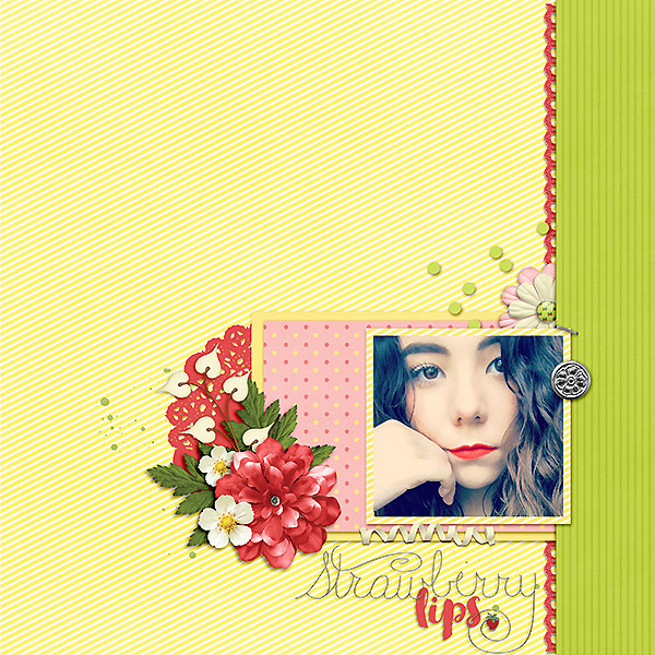 strawberry lips