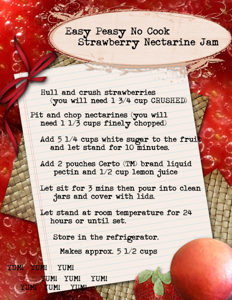 Strawberry Nectarine Jam