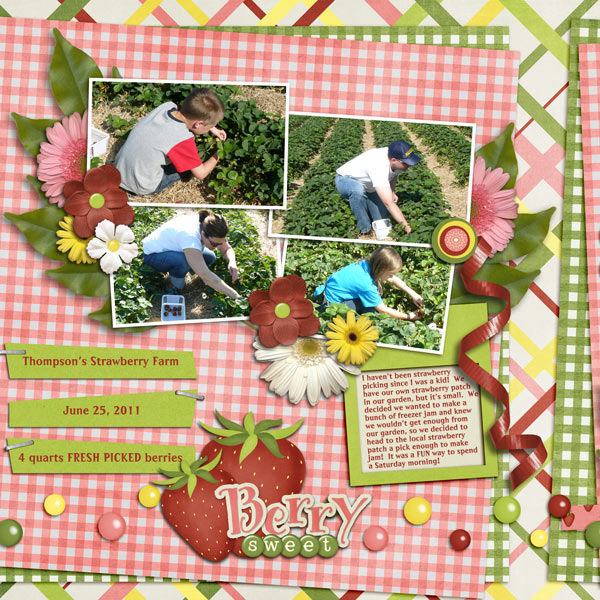 Strawberry Pickin'-left