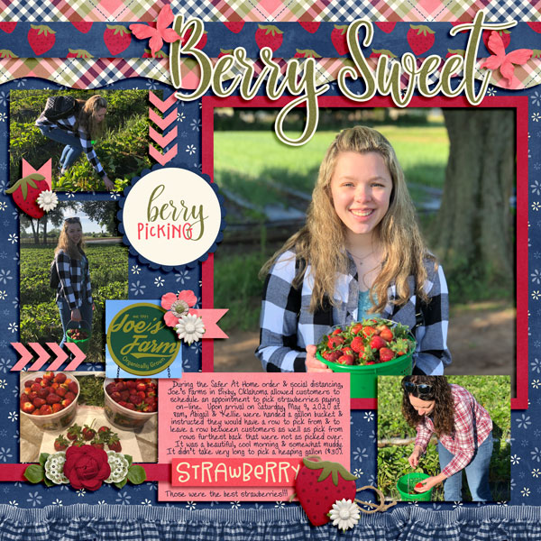 Strawberry Picking with Abigail