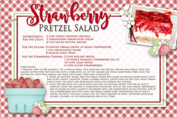 Strawberry Pretzel Salad