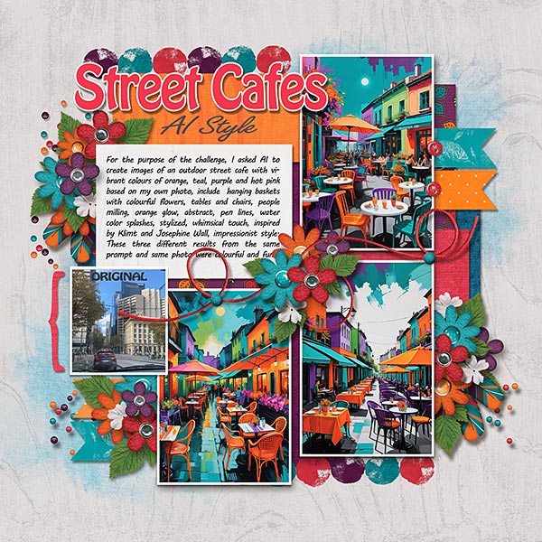 Street Cafes AI Style